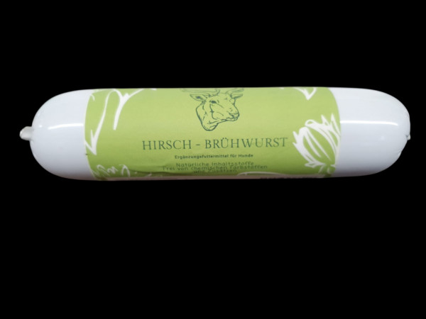Trainingswurst Hirsch - Brühwurst