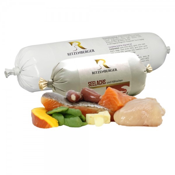 Seelachs mit Geflügel