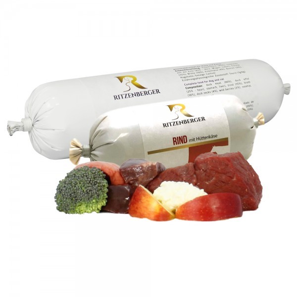 Rind mit Hüttenkäse