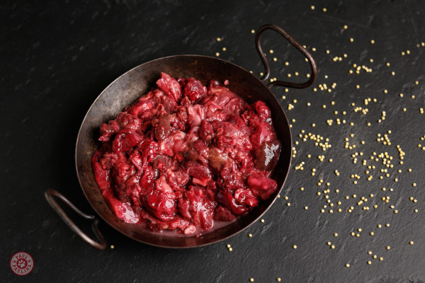 Lamm Innereien Mix 500g gewolft