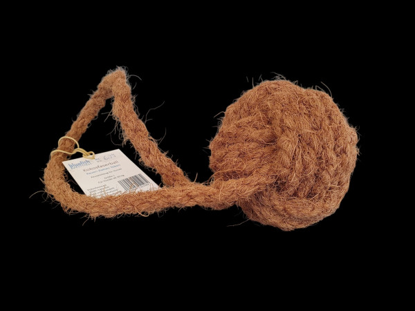 Kokosfaserball mit Schlaufe Größe L (ab 20kg)