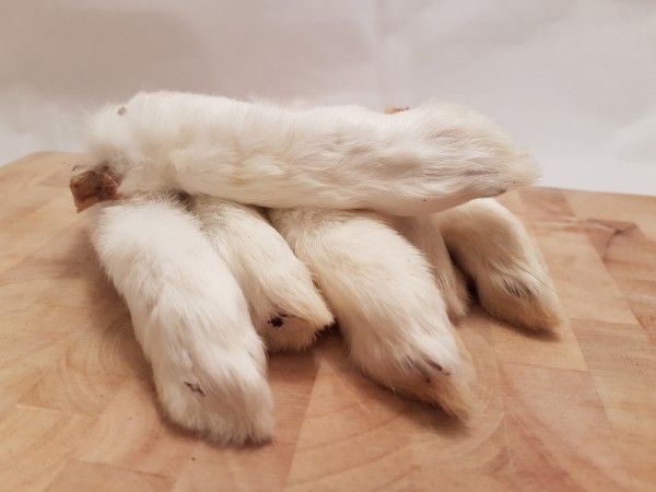 Kaninchen Läufe mit Fell